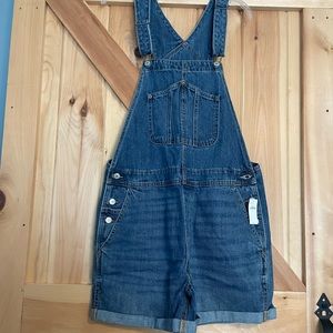 NWT Old Navy Denim Short Overalls